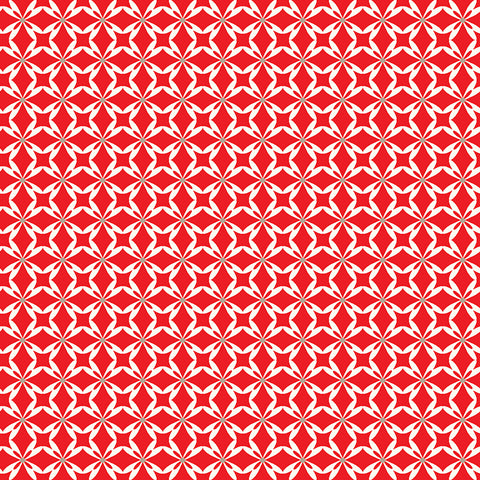 BOLT END 14" I Love Us Red Tiled Hearts Yardage by Sandy Gervais for Riley Blake Designs