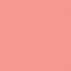 I Love Us Coral Sprinkles Yardage by Sandy Gervais for Riley Blake Designs