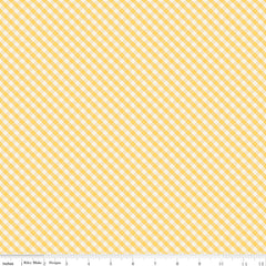 Spring Gardens Yellow Gingham Yardage by My Mind's Eye for Riley Blake Designs