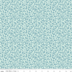 Spring Gardens Sky Ditsy Floral Yardage by My Mind's Eye for Riley Blake Designs
