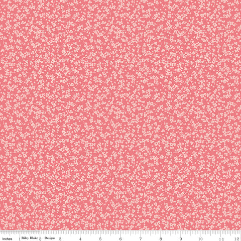 Spring Gardens Sugar Pink Ditsy Floral Yardage by My Mind's Eye for Riley Blake Designs