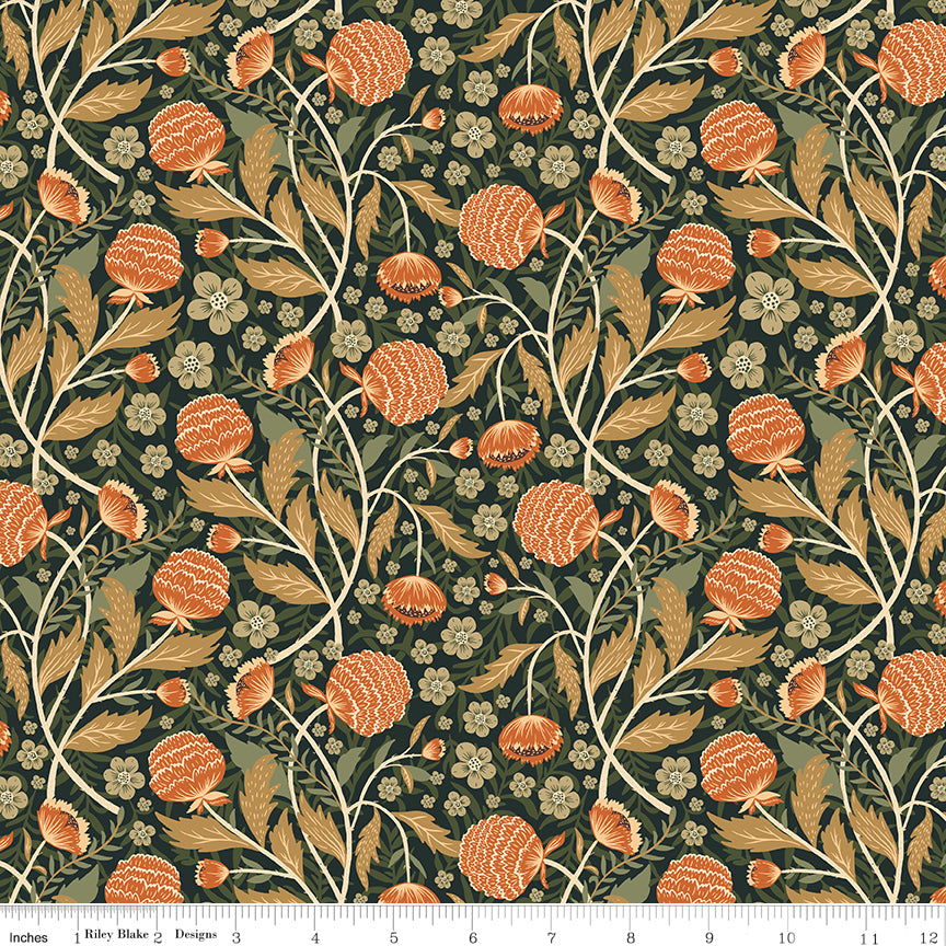 The Old Garden Chive William Yardage by Danelys Sidron for Riley Blake Designs