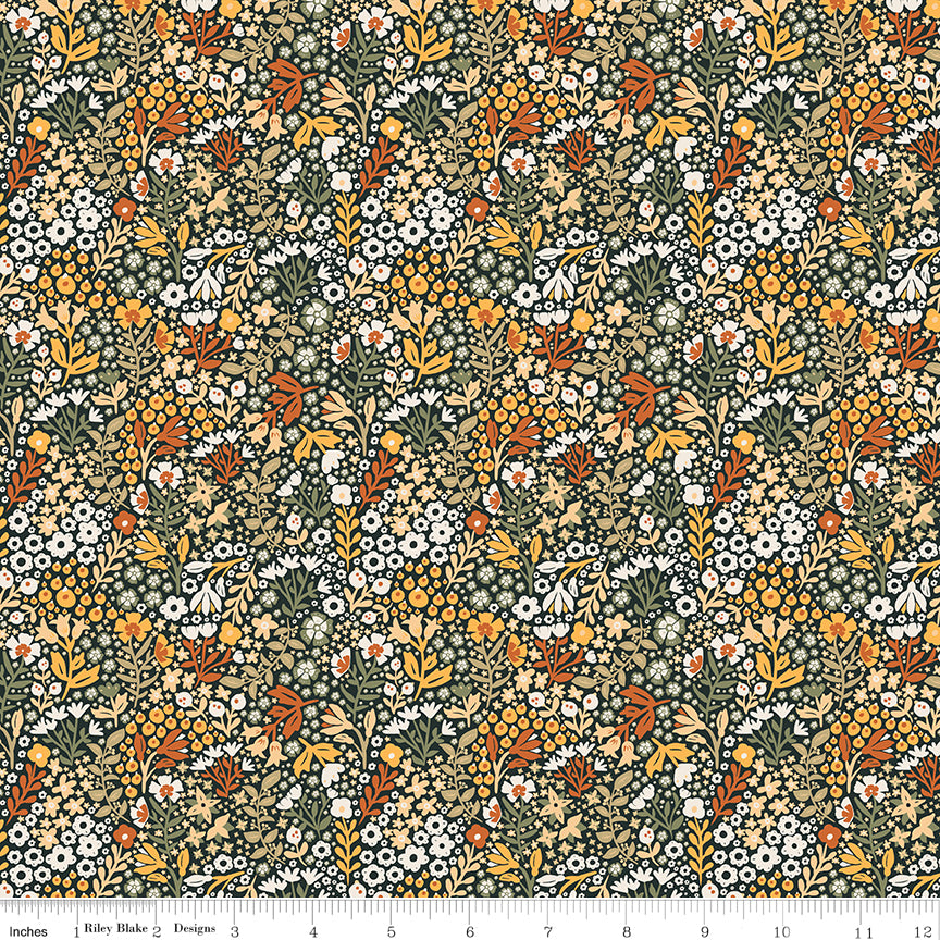 The Old Garden Chive Arthur Yardage by Danelys Sidron for Riley Blake Designs