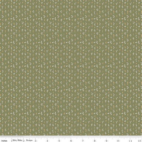 The Old Garden Sage Gloria Yardage by Danelys Sidron for Riley Blake Designs
