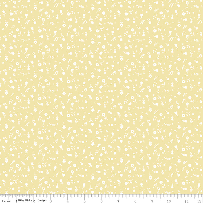 Bunny Trail Sunshine Ditsy Yardage by Dani Mogstad for Riley Blake Designs