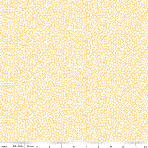 Sunshine and Sweet Tea Sunshine Sweet Alyssum Yardage by Amanda Castor for Riley Blake Designs