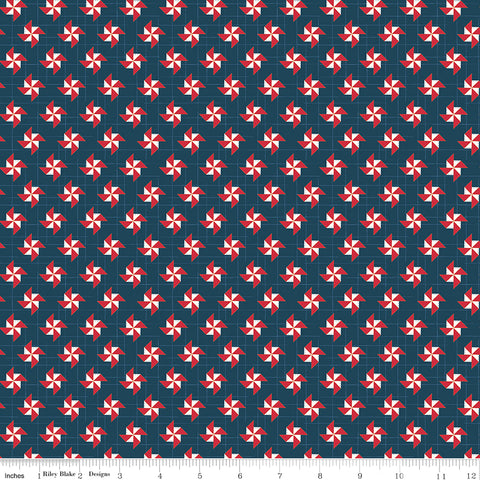 Sweet Freedom Oxford Pinwheels Yardage by Beverly McCullough for Riley Blake Designs