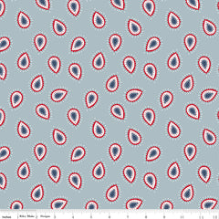 American Beauty Storm Paisley Yardage by Dani Mogstad for Riley Blake Designs