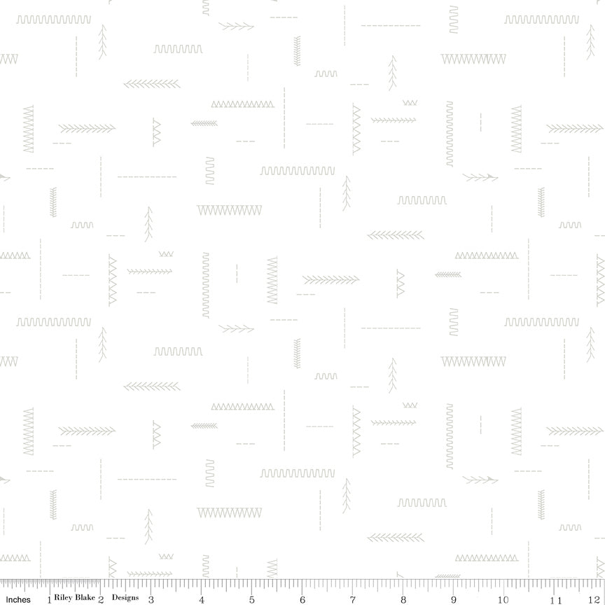 Lights On Stitches Yardage by Riley Blake Designers for Riley Blake Designs