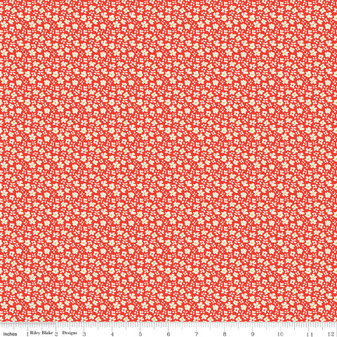 Feed My Soul Red Daisies Yardage by Sandy Gervais for Riley Blake Designs