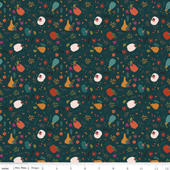 Little Witch Jade Pumpkin Patch Yardage by Jennifer Long for Riley Blake Designs