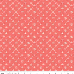 Clover Farm Tea Rose Wallpaper Yardage by Gracey Larson for Riley Blake Designs