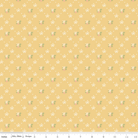 Clover Farm Yellow Wallpaper Yardage by Gracey Larson for Riley Blake Designs