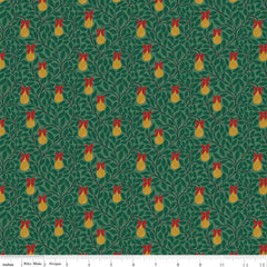 A Pear-fect Christmas Green Pear Tree Yardage by Cayla Naylor for Riley Blake Designs