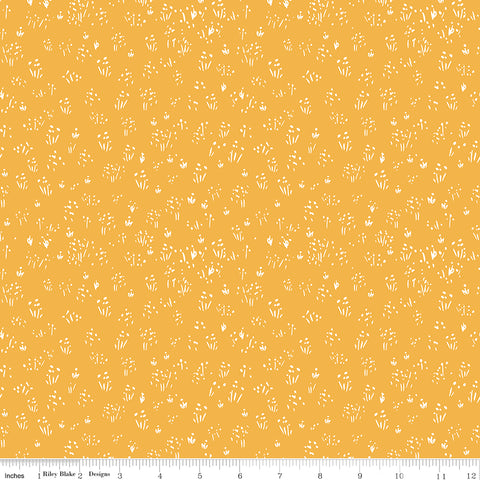 Farm Livin' Yellow Grass Yardage by Diane Labombarbe for Riley Blake Designs