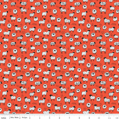 Farm Livin' Red Sheep Yardage by Diane Labombarbe for Riley Blake Designs
