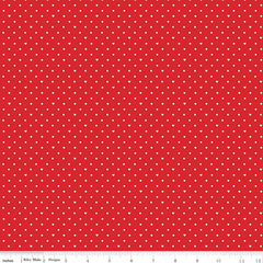 Sweetheart Red Dots Yardage by My Mind's Eye for Riley Blake Designs