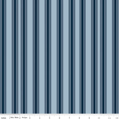 Freedom Garden Sky Stripes Yardage by My Mind's Eye for Riley Blake Designs