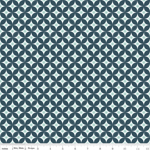 Berry Market Stargazer Daisies Yardage by Beverly McCullough for Riley Blake Designs