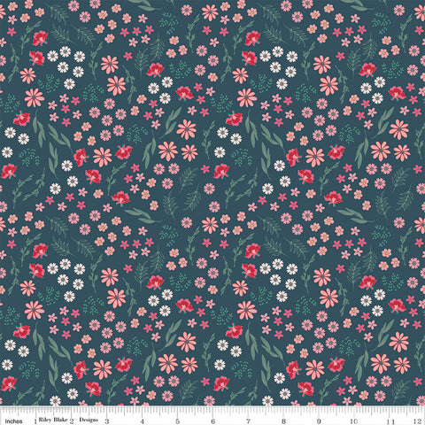 Berry Market Stargazer Bouquets Yardage by Beverly McCullough for Riley Blake Designs