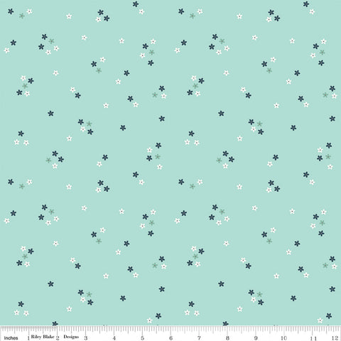 Berry Market Songbird Flowers Yardage by Beverly McCullough for Riley Blake Designs