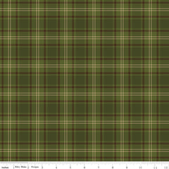 Pine Grove Green Plaid Yardage by RBD Designers for Riley Blake Designs