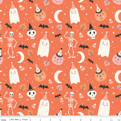 Hey Pumpkin Orange Main Yardage by My Mind's Eye for Riley Blake Designs