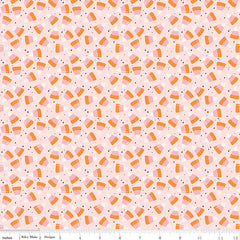 Hey Pumpkin Blush Corn Candy Yardage by My Mind's Eye for Riley Blake Designs