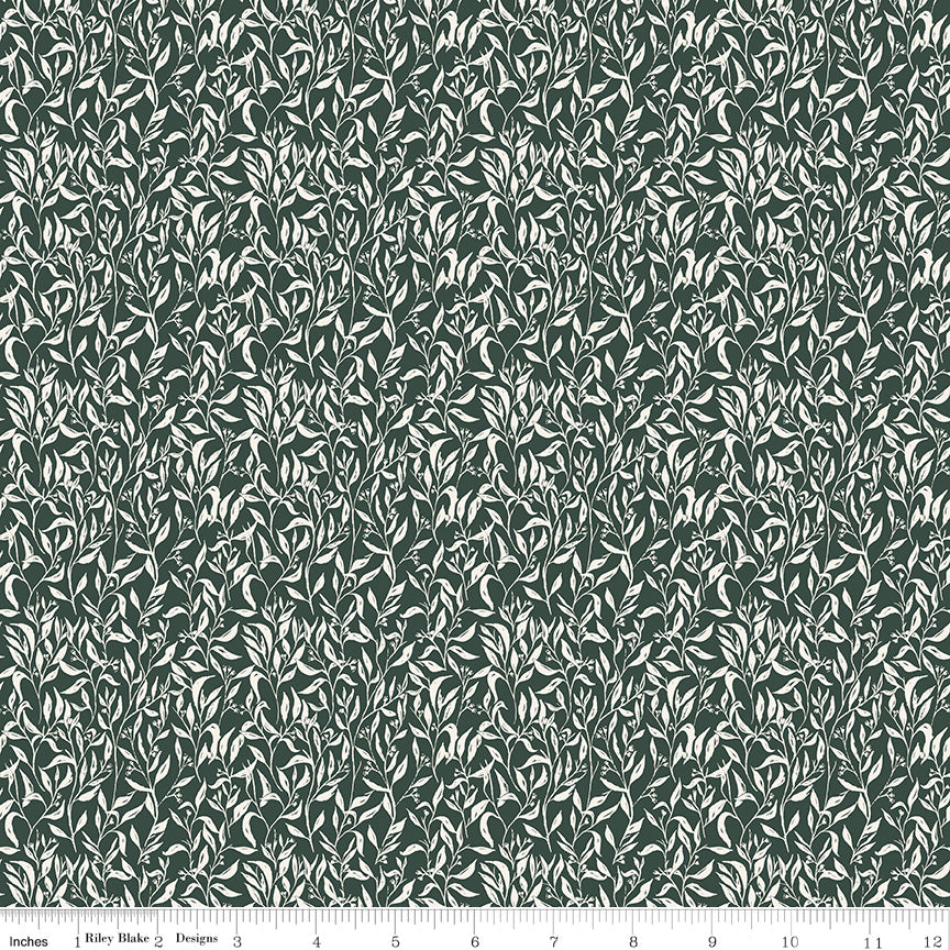 Let's Wander Forest Leaflets Yardage by Casey Cometti for Riley Blake Designs