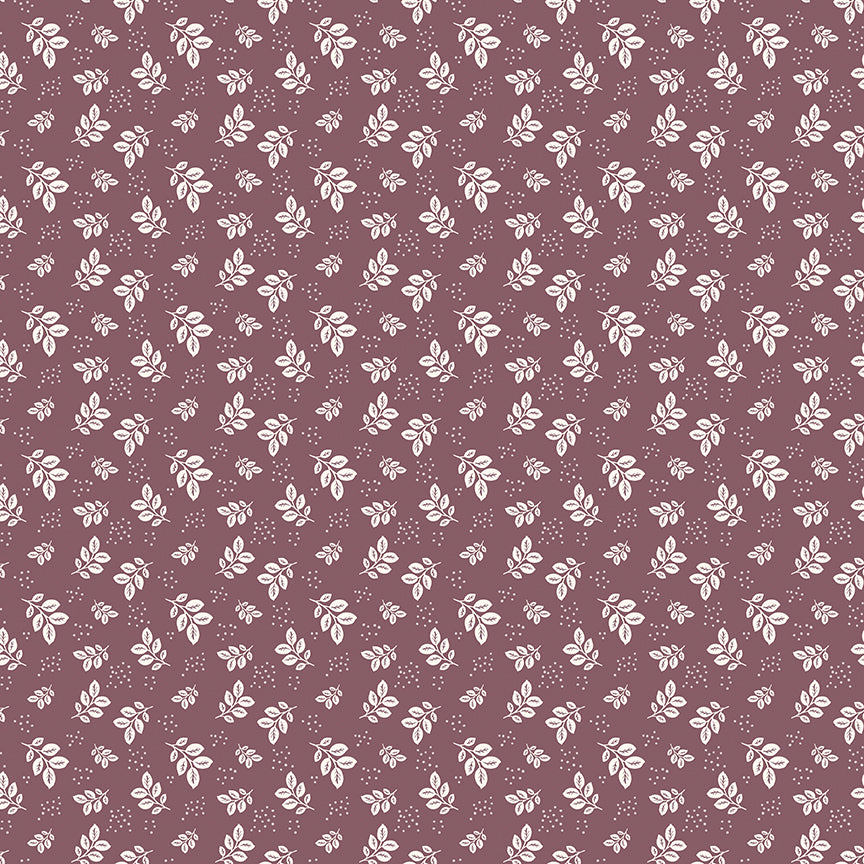 Renew by Gervais Purple Leaves Yardage by Sandy Gervais for Riley Blake Designs