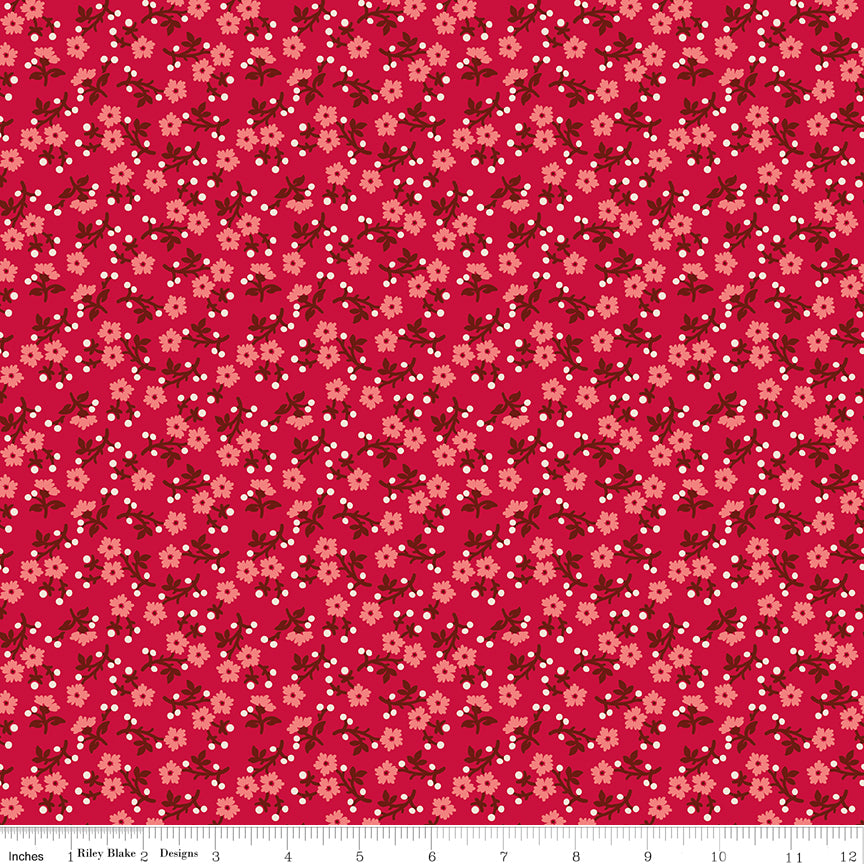 Baked With Love Schoolhouse Grateful Yardage by Lori Holt for Riley Blake Designs