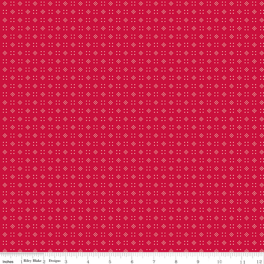 Baked With Love Schoolhouse Leftovers Yardage by Lori Holt for Riley Blake Designs