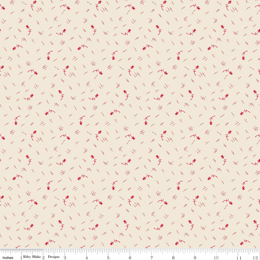 Baked With Love Schoolhouse Tradition Yardage by Lori Holt for Riley Blake Designs