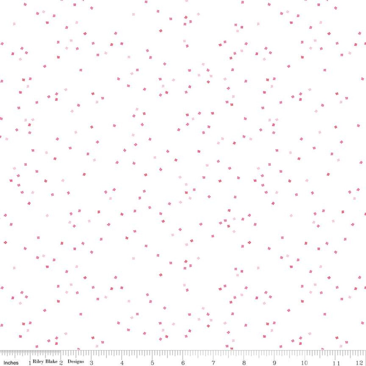 Blossom All the Pink on White Yardage by Christopher Thompson for Riley Blake Designs