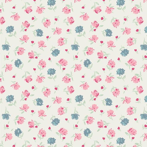 The Cur8tor Romantica Gentle Rosebuds Yardage by AGF Studios for Art Gallery Fabrics