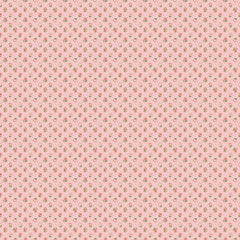 Flower Market Pink Flower Freckles Yardage by Elea Lutz for Poppie Cotton Fabrics
