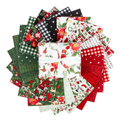 Charming Christmas Fat Quarter Bundle by Kelsey Carlson for Riley Blake Designs