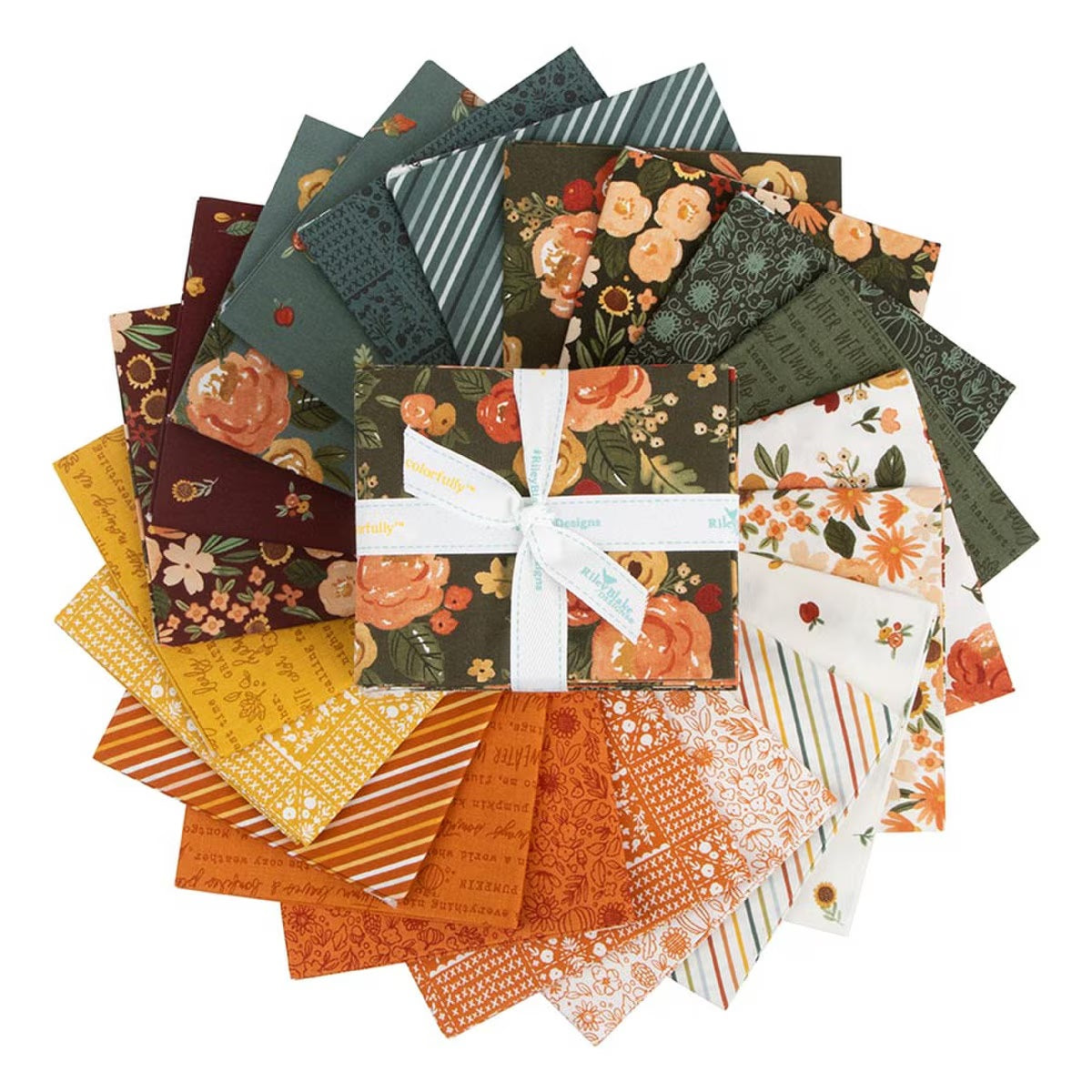 Happy Fall Days Fat Quarter Bundle by Kelsey Carlson for Riley Blake Designs