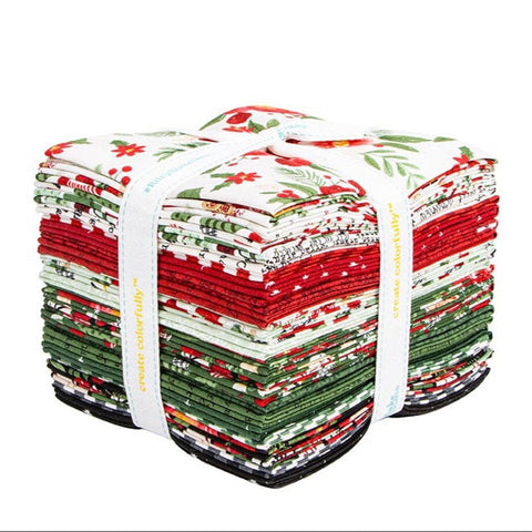 Charming Christmas Fat Quarter Bundle by Kelsey Carlson for Riley Blake Designs