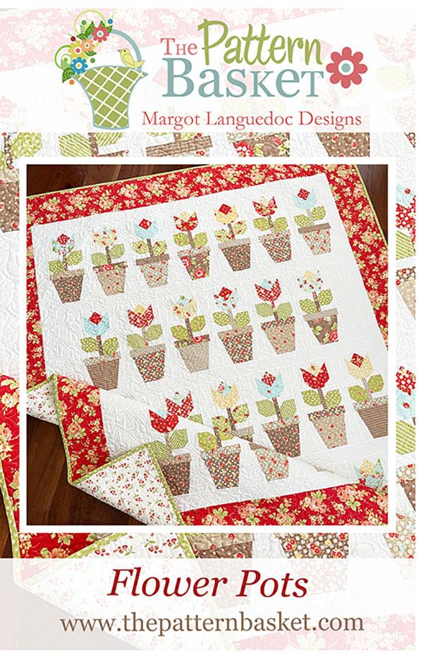 Flower Pots Quilt Pattern by The Pattern Basket