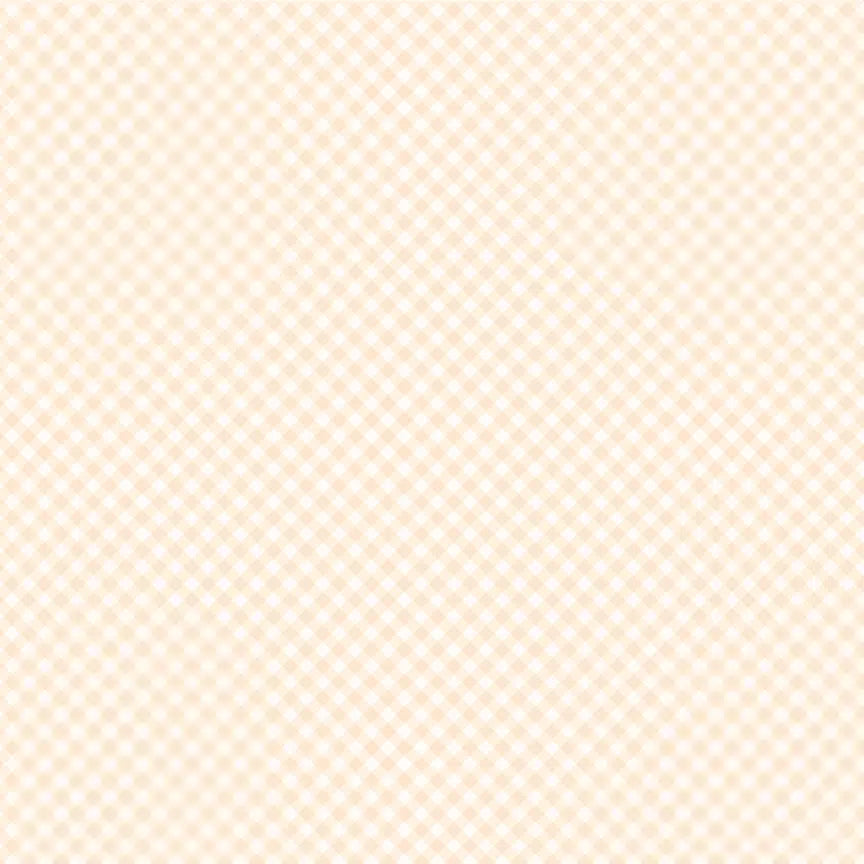 Prairie Sisters Homestead Natural Gingham Forever Yardage by Lori Woods for Poppie Cotton Fabrics