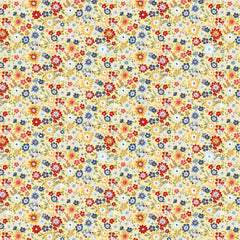 Hip Hip Hooray Liberty Yellow Hooray Yardage by Lori Woods for Poppie Cotton Fabrics