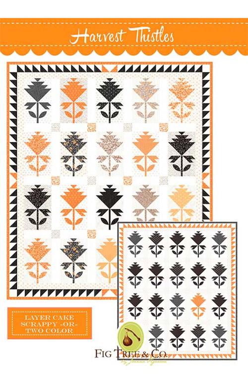 Harvest Thistles Quilt Pattern by Fig Tree & Co.