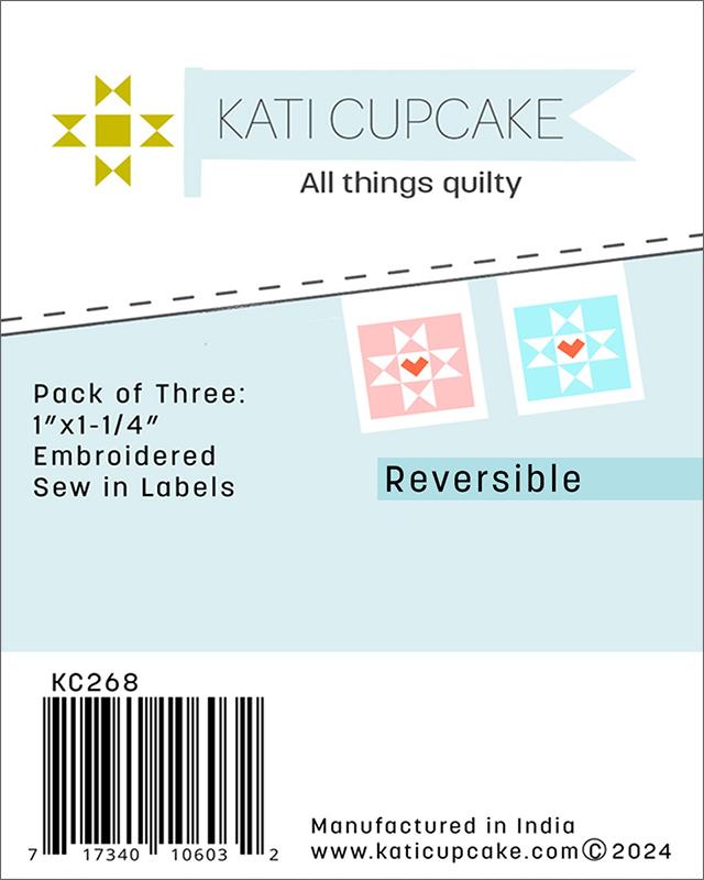 Woven Labels Heart Star Block by Kati Cupcake