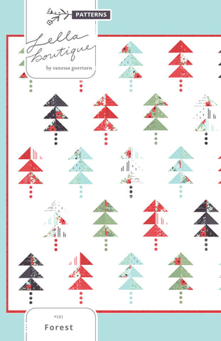 Forest Quilt Pattern by Lella Boutique
