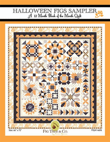Denim & Daisies Halloween Figs Quilt Kit
