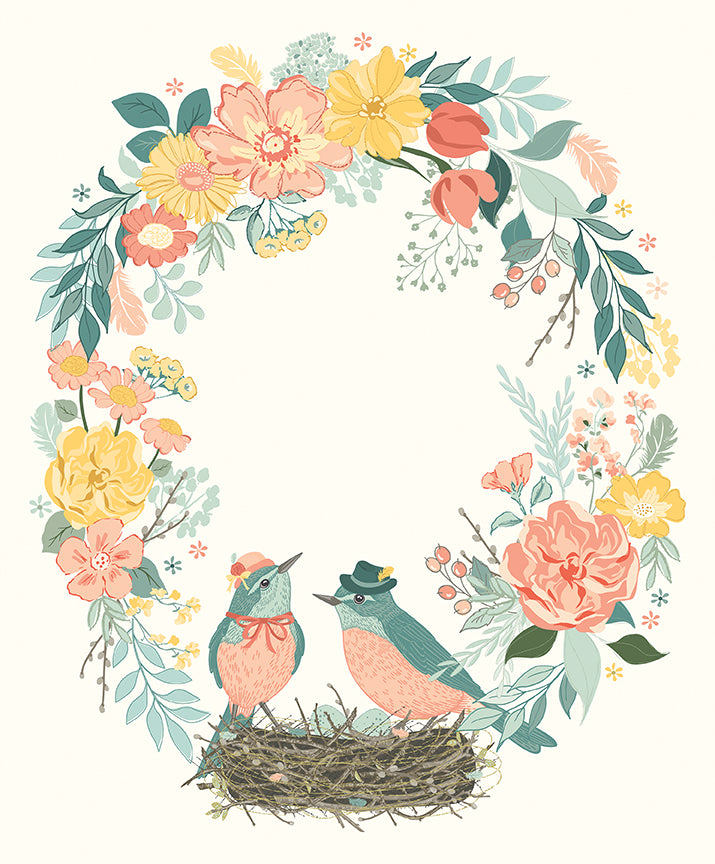 New Beginnings Panel by Sandy Gervais for Riley Blake Designs