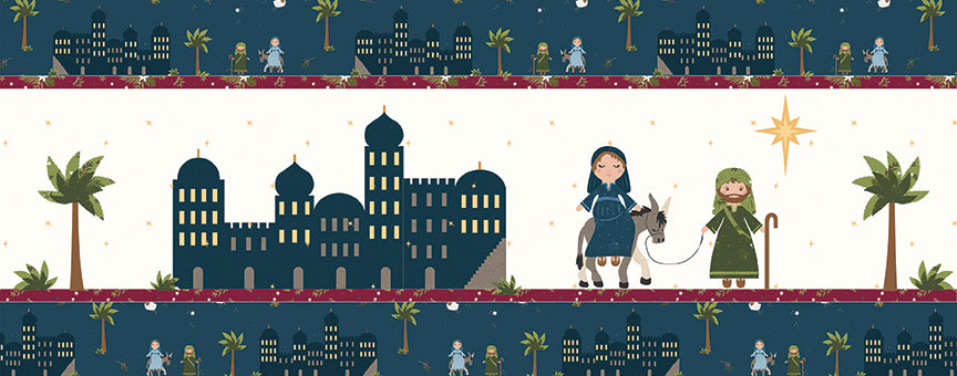 No Room at the Inn Bench Pillow or Table Runner Pattern by Jennifer Long