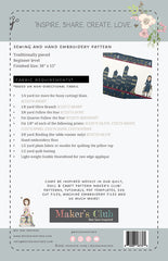 No Room at the Inn Bench Pillow or Table Runner Pattern by Jennifer Long