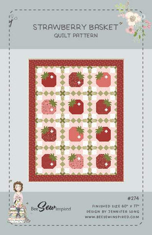 Picnic Florals Strawberry Basket Quilt Kit